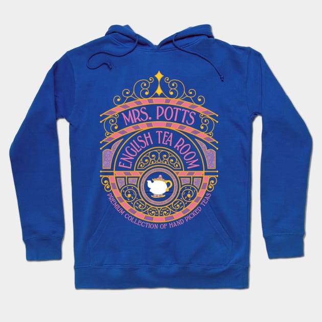 Mrs. Potts English Tea Room Hoodie by MagicalJunket